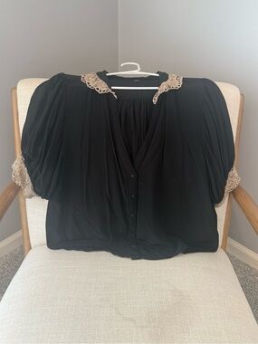 Free People Button Up Blouse